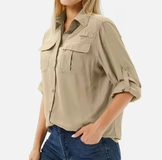 Hiking Shirt | Breathable Long Sleeve Hiking Shirt | Comfortable Moisture Wicking Outdoor Top 6