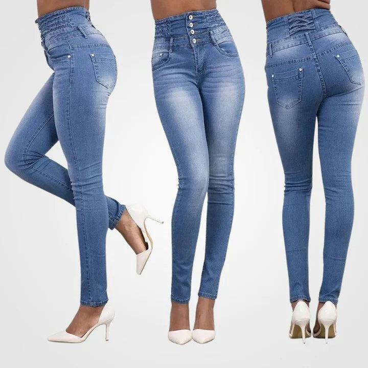 Jeans | Classic Denim Pants | Comfortable Stretch Fit | Timeless Casual Style 0