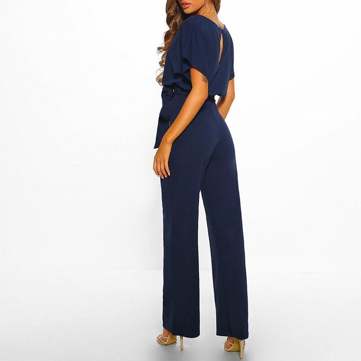 Jumpsuit | Casual Short Sleeve Summer Outfit | Comfortable Stylish 3