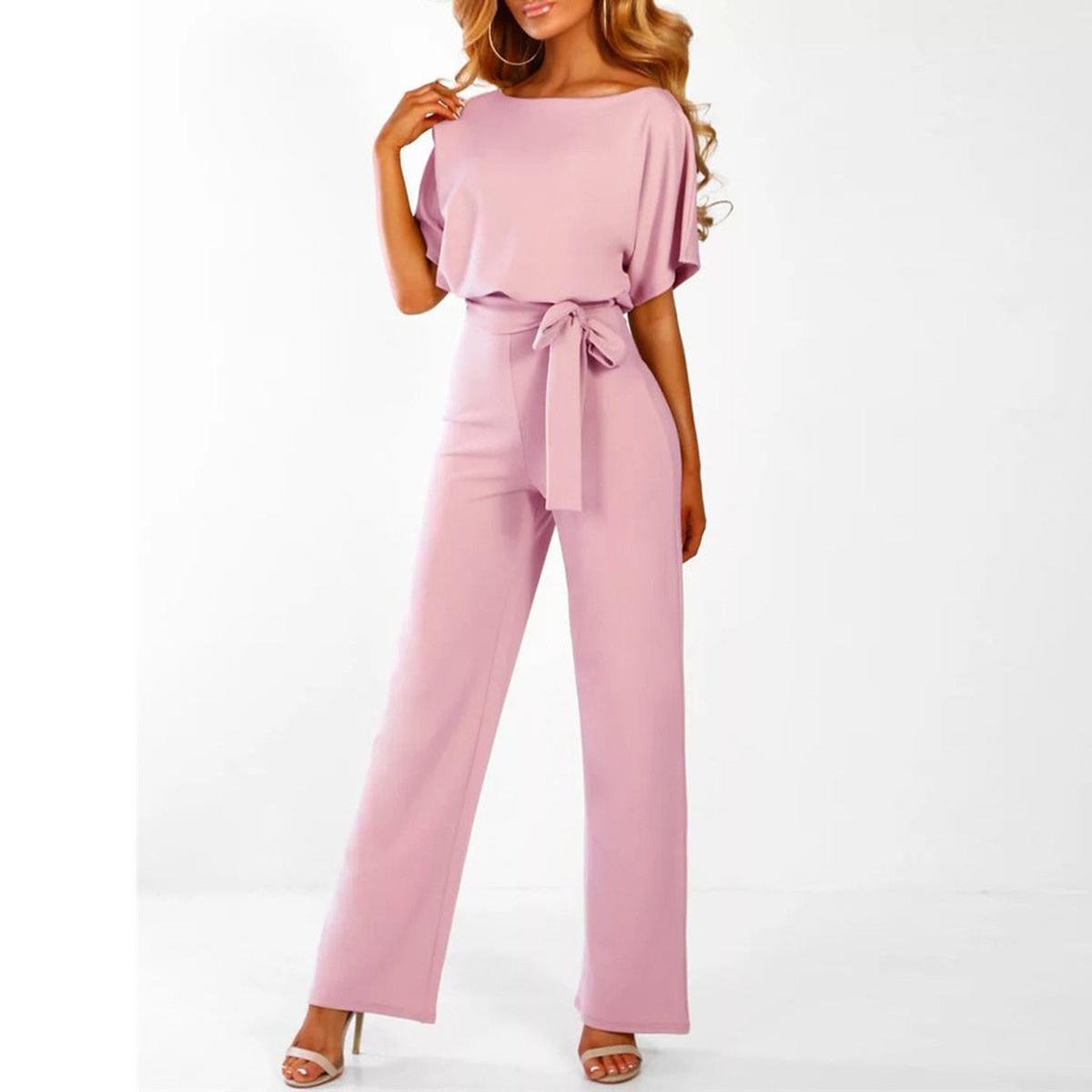 Jumpsuit | Casual Short Sleeve Summer Outfit | Comfortable Stylish 4
