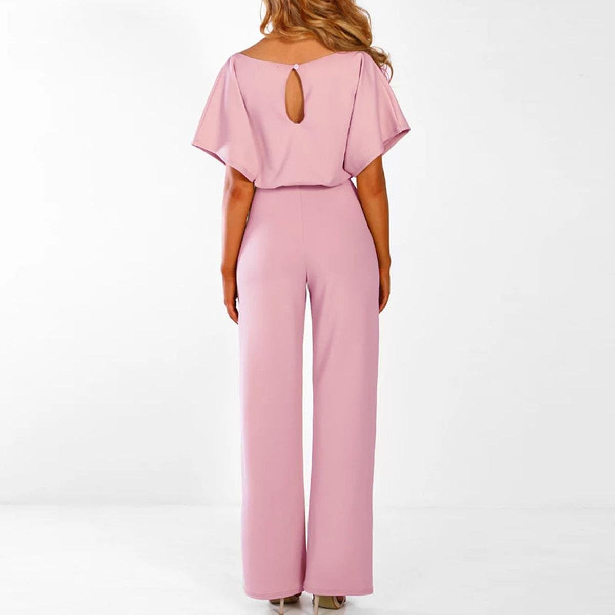 Jumpsuit | Casual Short Sleeve Summer Outfit | Comfortable Stylish 5