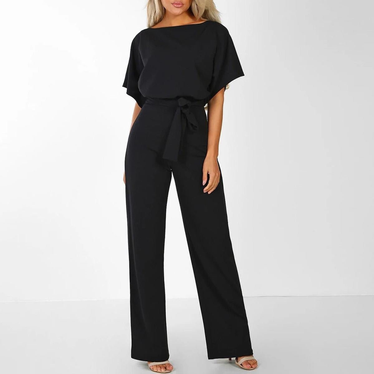 Jumpsuit | Casual Short Sleeve Summer Outfit | Comfortable Stylish 6