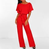 Jumpsuit | Casual Short Sleeve Summer Outfit | Comfortable Stylish 8