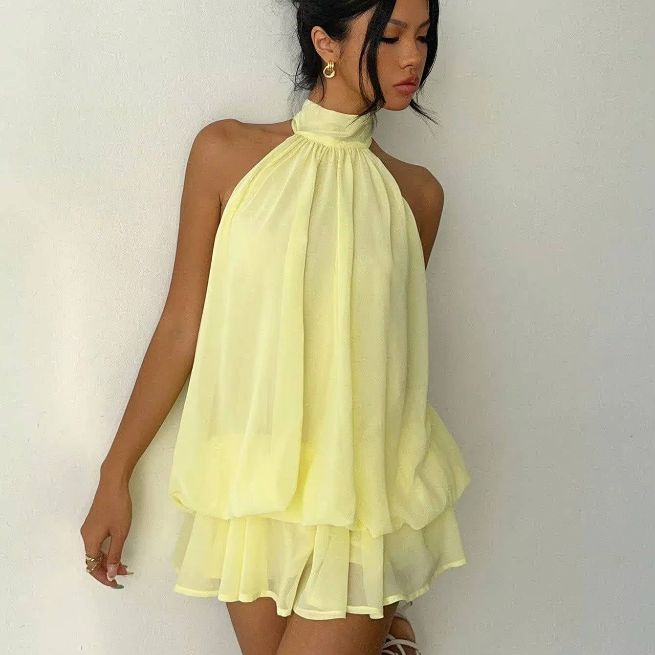 Jumpsuit | Elegant Backless Halter One-Piece | Chic Casual Wear 9