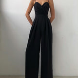 Jumpsuit | Elegant Wide-Leg Evening Wear with Sophisticated Neckline 0