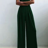 Jumpsuit | Elegant Wide-Leg Evening Wear with Sophisticated Neckline 1