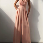 Jumpsuit | Elegant Wide-Leg Evening Wear with Sophisticated Neckline 2