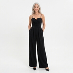 Jumpsuit | Elegant Wide-Leg Evening Wear with Sophisticated Neckline 5