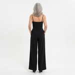 Jumpsuit | Elegant Wide-Leg Evening Wear with Sophisticated Neckline 6