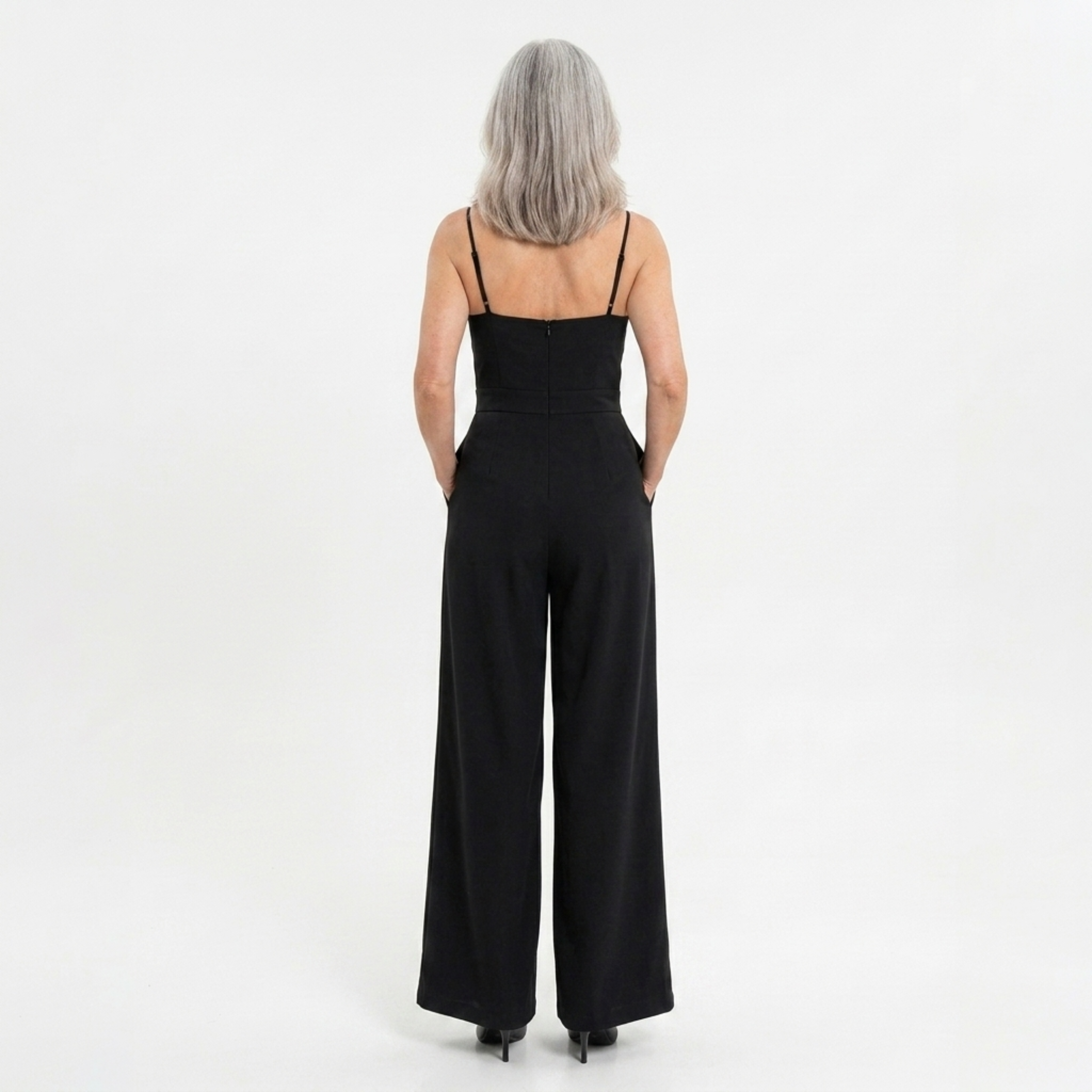 Jumpsuit | Elegant Wide-Leg Evening Wear with Sophisticated Neckline 6