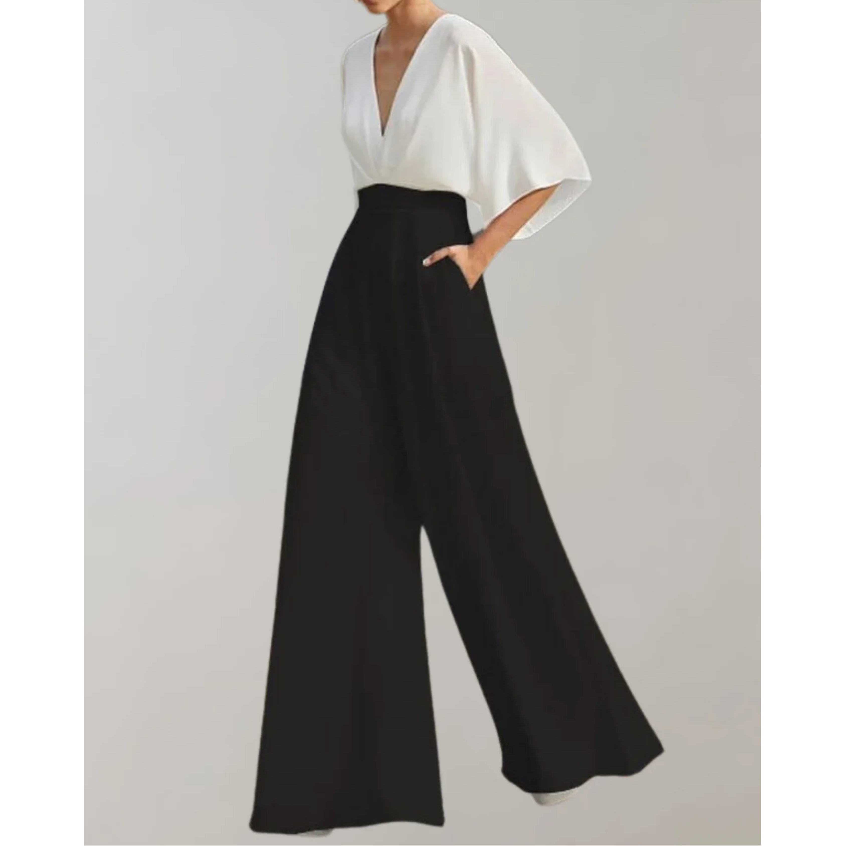 Jumpsuit | Elegant Wide Leg Design | Comfortable Everyday Outfit 7