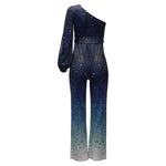 Jumpsuit | One-Shoulder Wide Leg Retro 70s Stylish 4