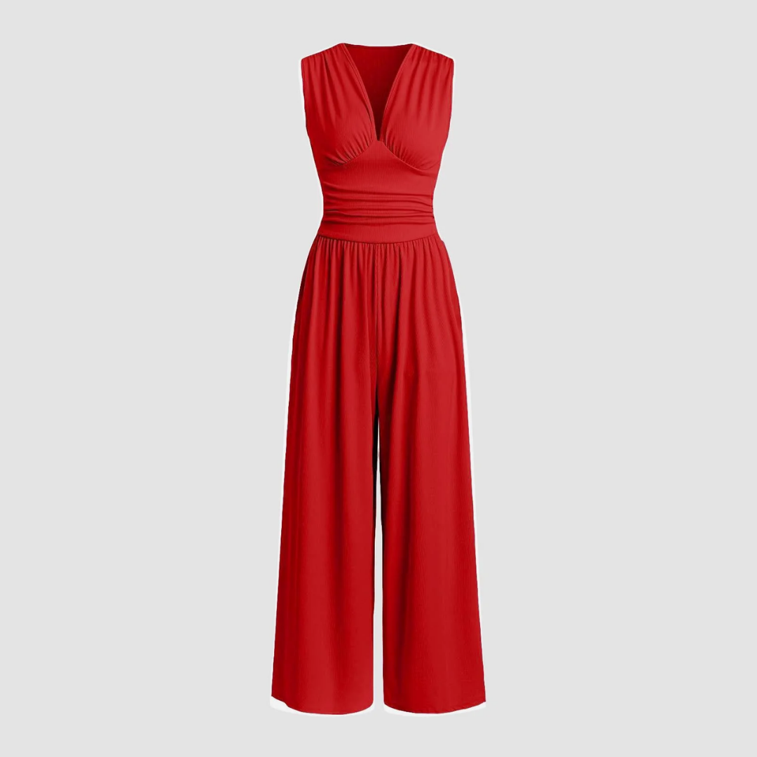 Jumpsuit | Wide Leg Sleeveless Elegant Design 0