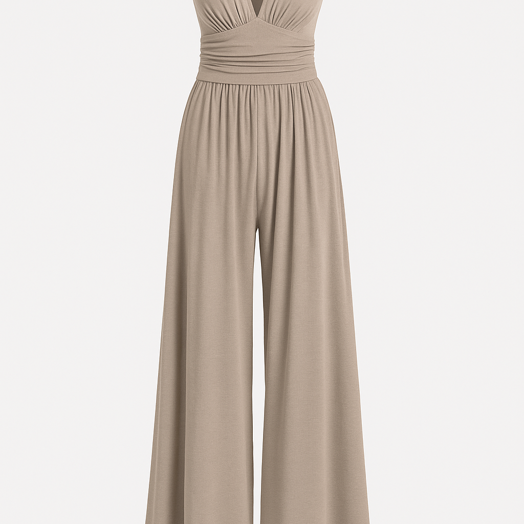 Jumpsuit | Wide Leg Sleeveless Elegant Design 3