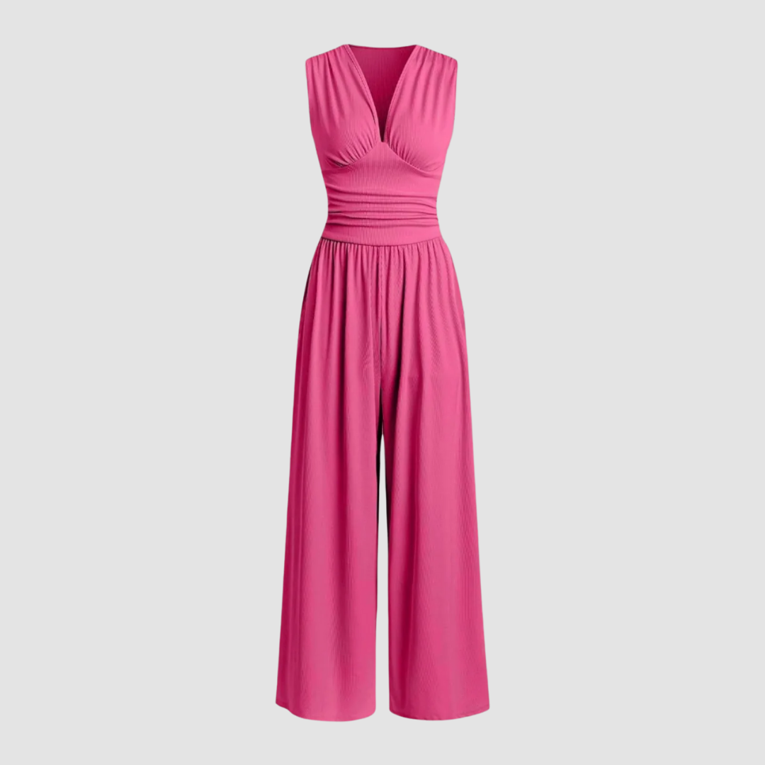 Jumpsuit | Wide Leg Sleeveless Elegant Design 5