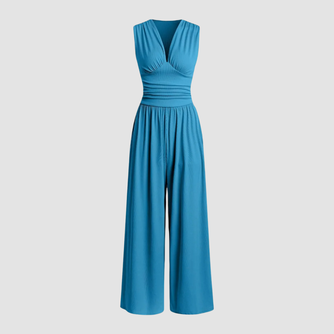 Jumpsuit | Wide Leg Sleeveless Elegant Design 6