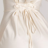 Long Sleeve Maxi Dress - White detail