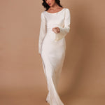 Long Sleeve Maxi Dress back