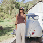 Linen Pants | High-Rise Pleated Casual Trousers 5