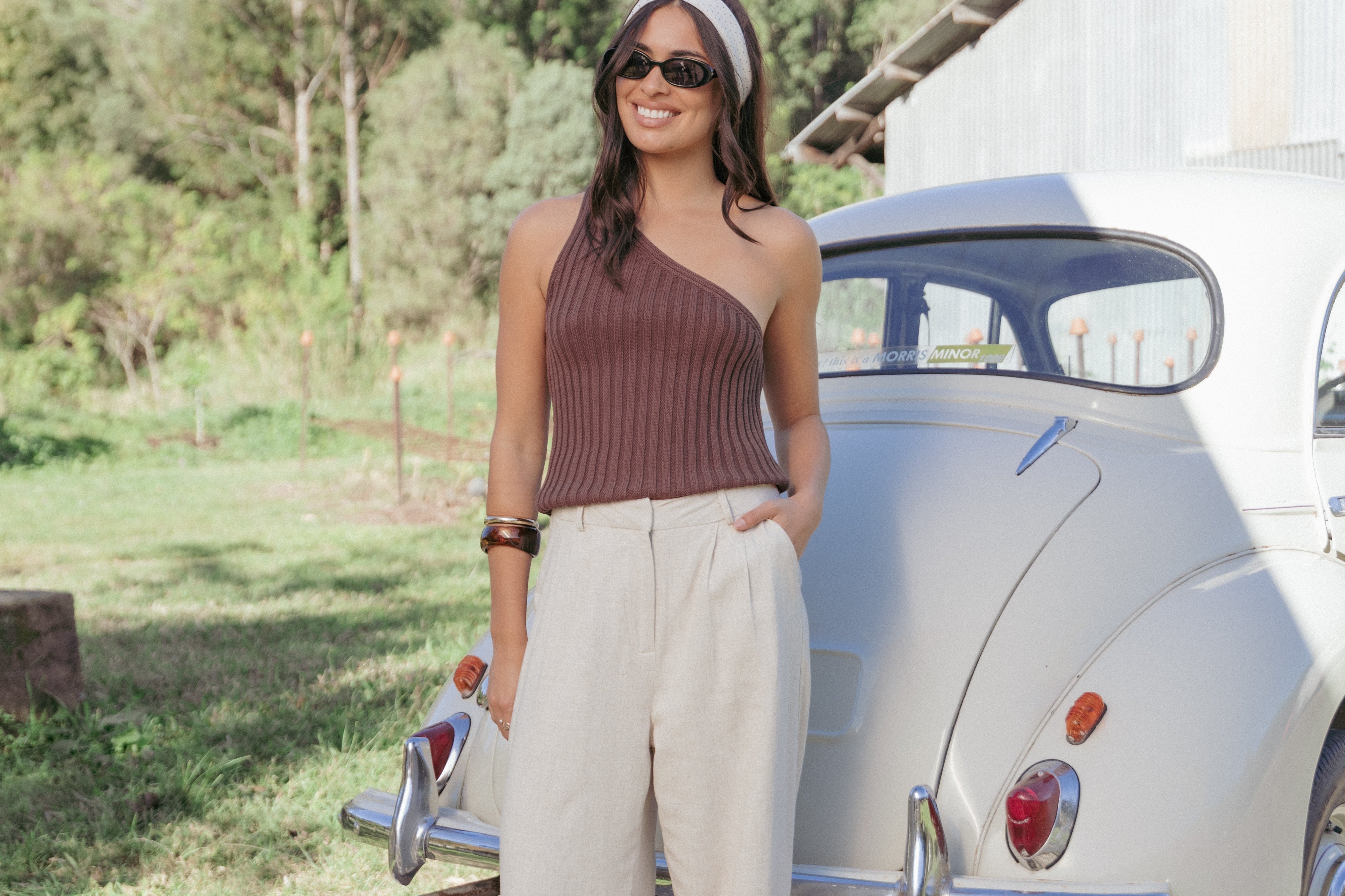 Linen Pants | High-Rise Pleated Casual Trousers 5