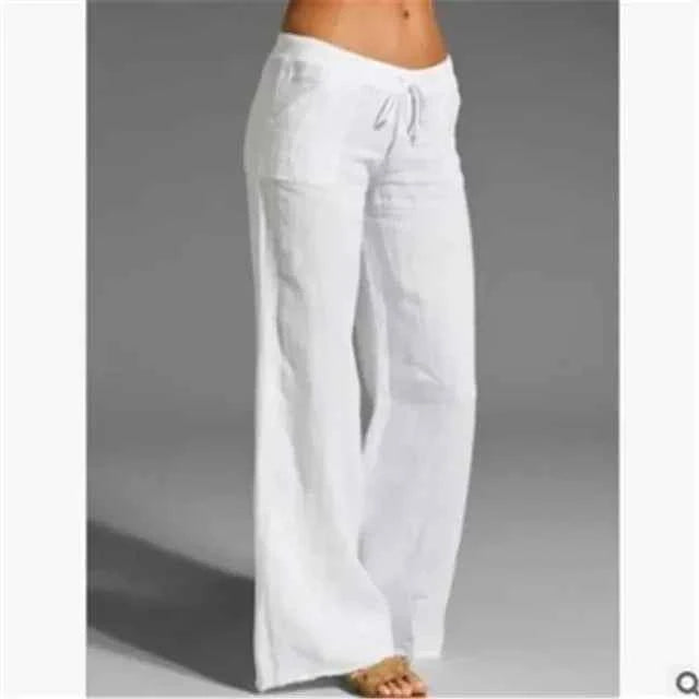 Linen Pants | Relaxed Fit Lightweight Summer Trousers 0