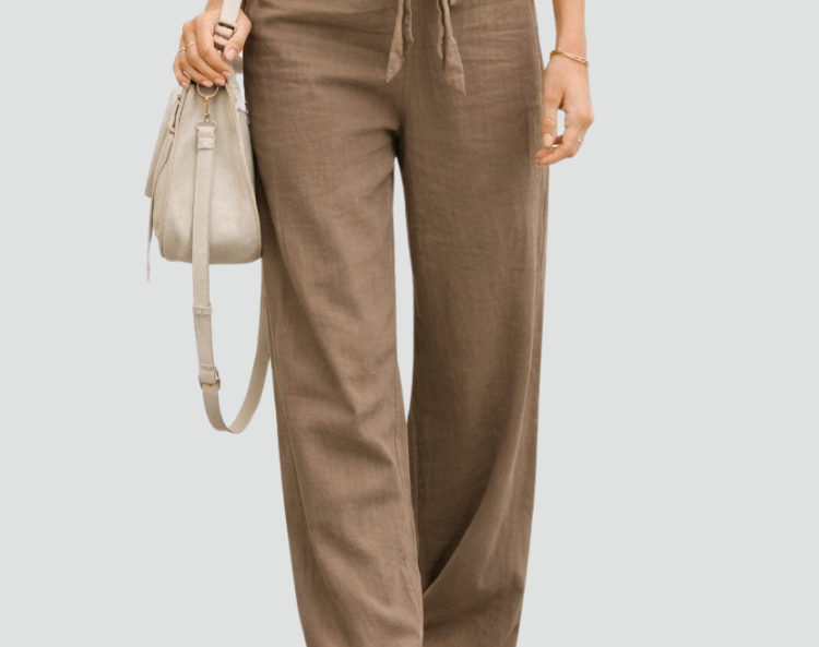 Linen Pants | Wide Leg Summer Trousers Comfortable Elegant 1