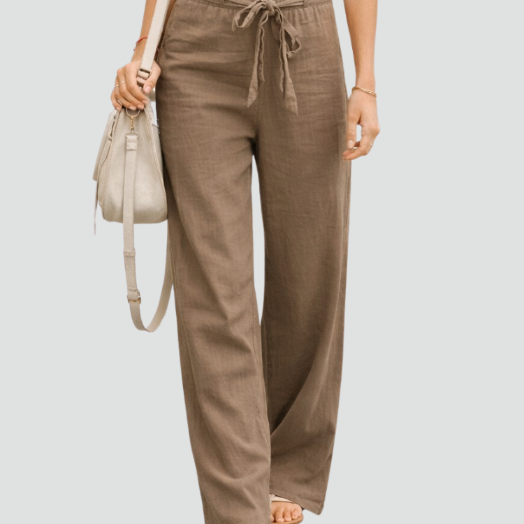 Linen Pants | Wide Leg Summer Trousers Comfortable Elegant 1