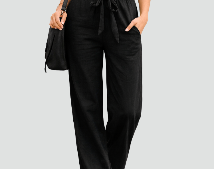 Linen Pants | Wide Leg Summer Trousers Comfortable Elegant 2