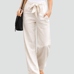 Linen Pants | Wide Leg Summer Trousers Comfortable Elegant 3