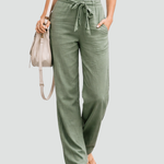 Linen Pants | Wide Leg Summer Trousers Comfortable Elegant 4