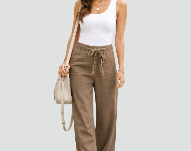Linen Pants | Wide Leg Summer Trousers Comfortable Elegant 5