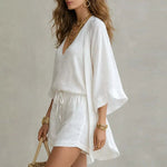 Linen Three Piece Set | Effortless Chic Summer Ensemble | Flattering Relaxed Fit 1