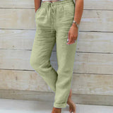 Linen Trousers | Airy Summer Pants with Loose Fit 3