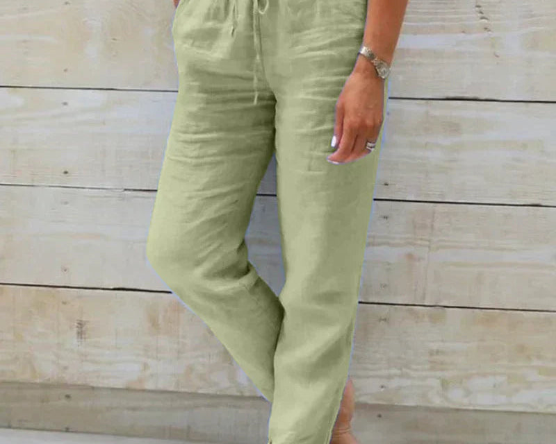 Linen Trousers | Airy Summer Pants with Loose Fit 3