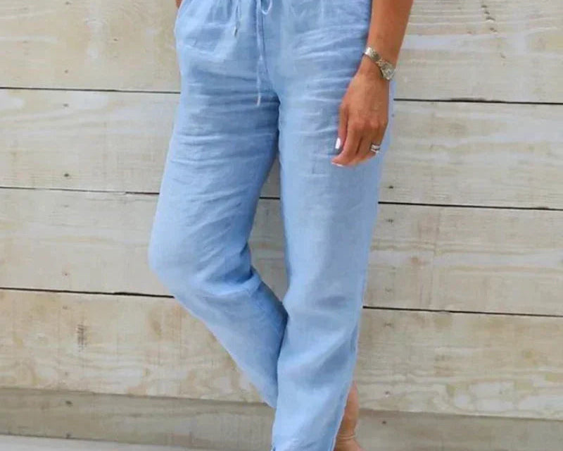 Linen Trousers | Airy Summer Pants with Loose Fit 5