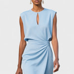 Keyhole Draped Waist Midi Dress detail