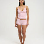 Loungewear Set | Elegant Lace Cami and Shorts | Soft and Comfortable Matching Lounge Set 1