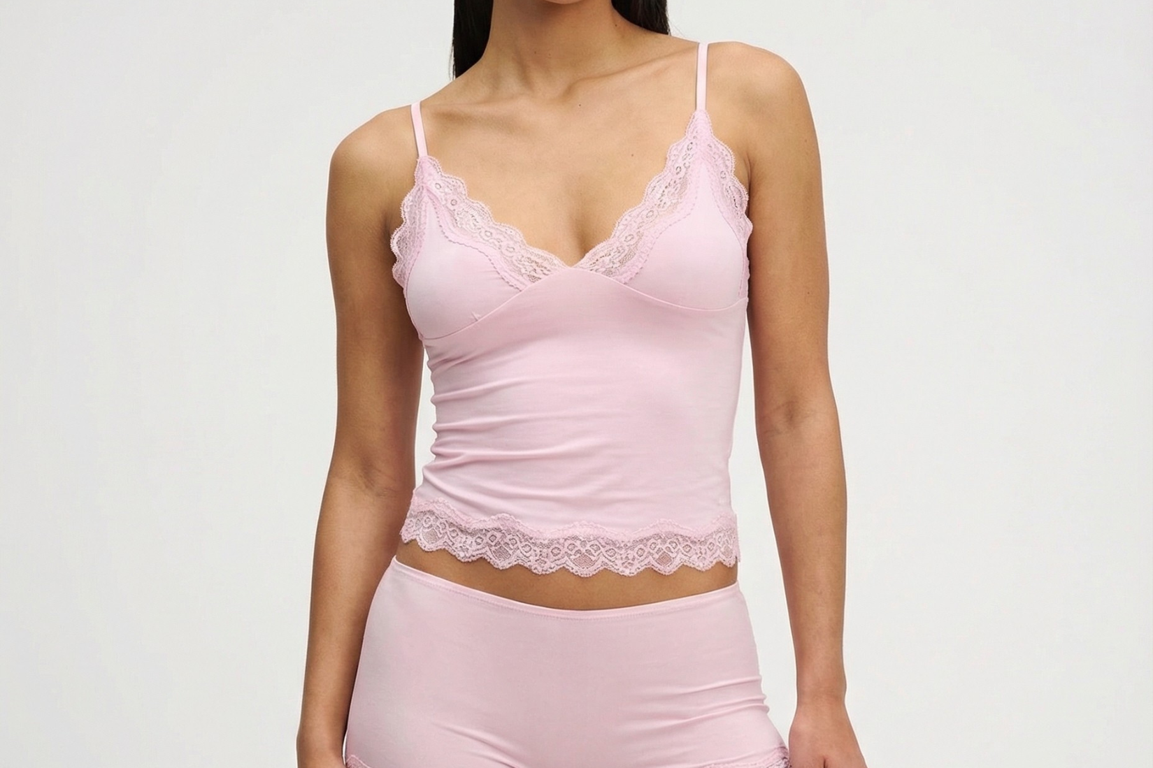 Loungewear Set | Elegant Lace Cami and Shorts | Soft and Comfortable Matching Lounge Set 4