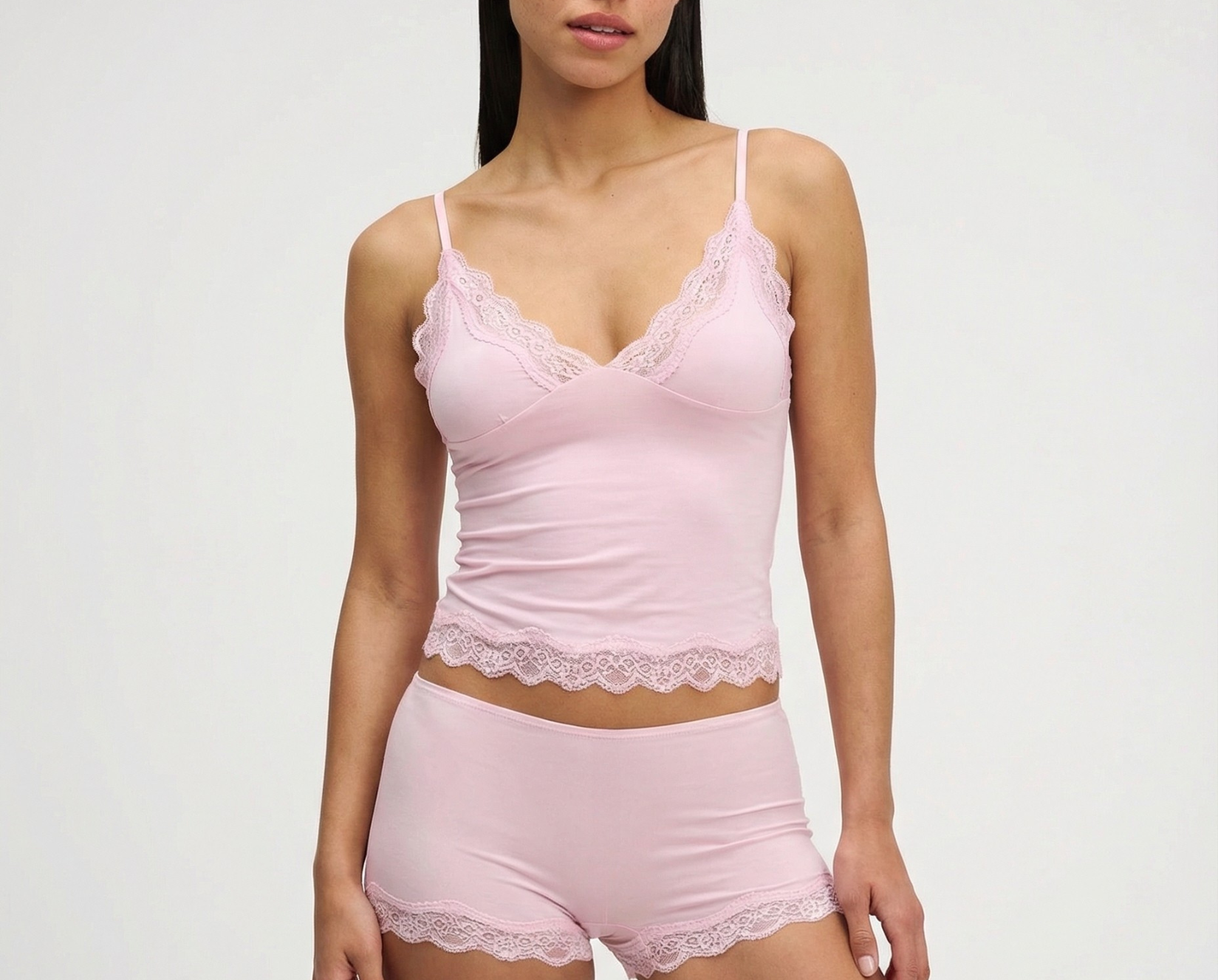 Loungewear Set | Elegant Lace Cami and Shorts | Soft and Comfortable Matching Lounge Set 4