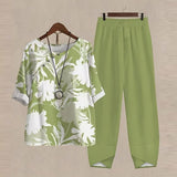 Loungewear | Printed Two Piece Set | Relaxed Summer Comfort 3