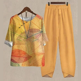 Loungewear | Printed Two Piece Set | Relaxed Summer Comfort 6