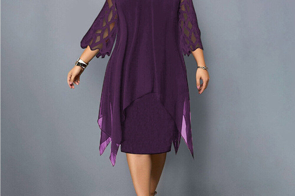 Madeline Flowy Plus Size Midi Dress