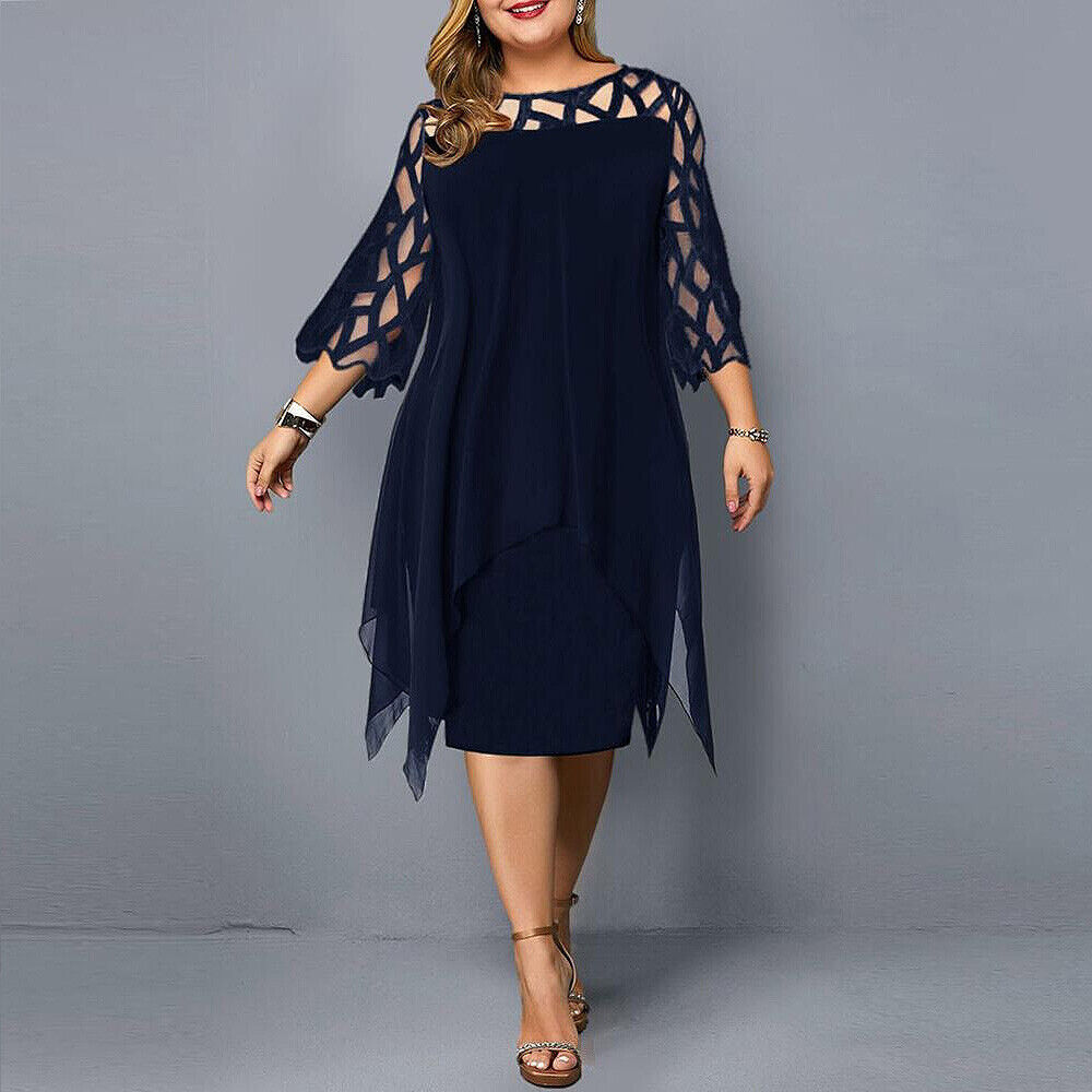Madeline Midi Dress - Deep Blue