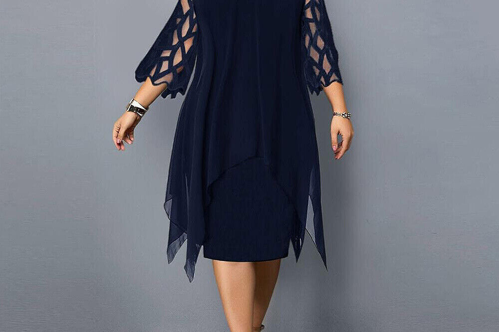 Madeline Midi Dress - Deep Blue