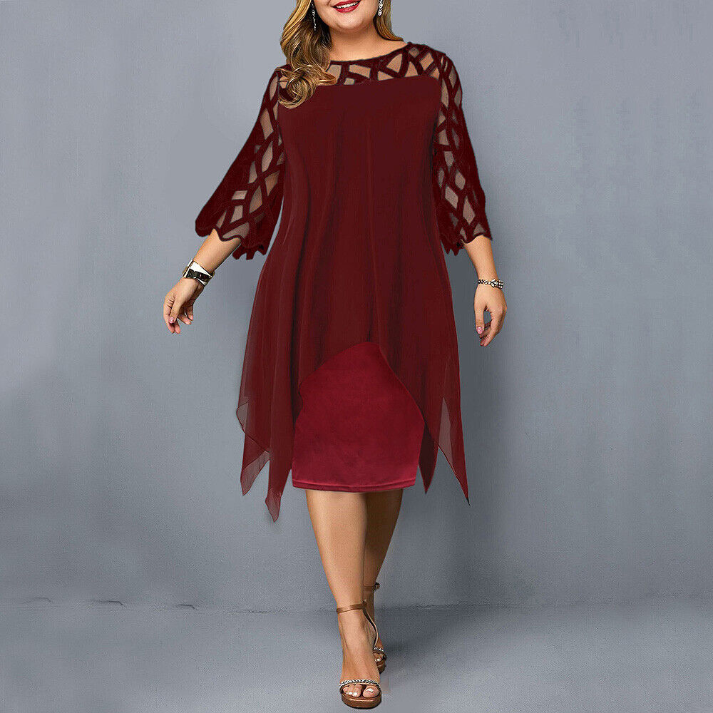 Madeline Midi Dress - Red Wine