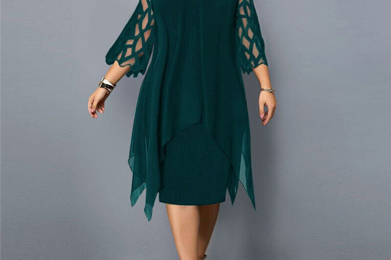 Madeline Midi Dress - Green