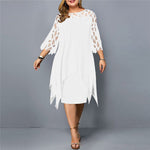 Madeline Midi Dress - White