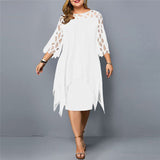 Madeline Midi Dress - White