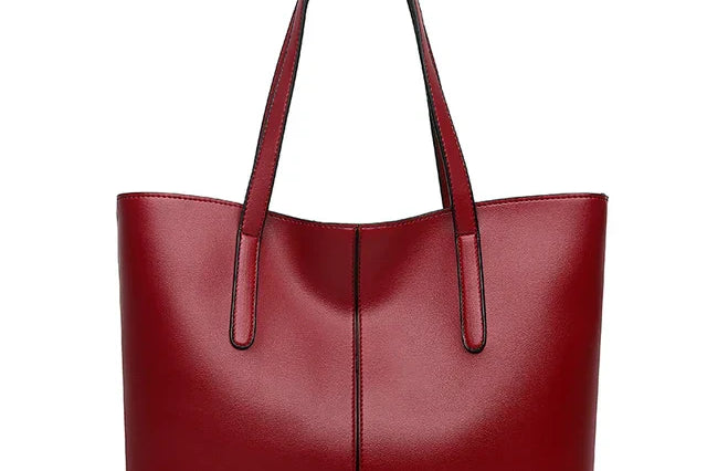 Women's Leather Shoulder Bag | Luxury Adjustable Strap Bag