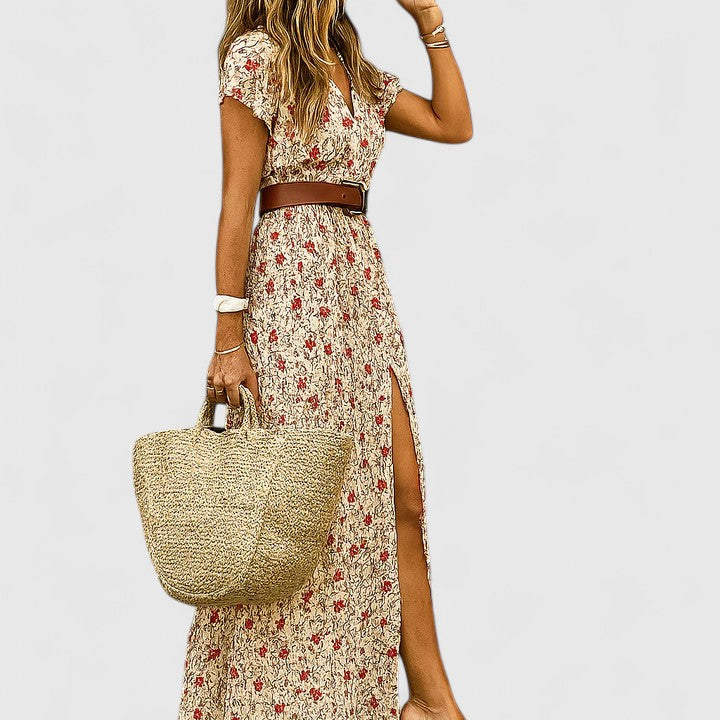 Maxi Dress | Artistic Boho Style Long Summer Dress | Effortlessly Elegant Comfortable Fit 0